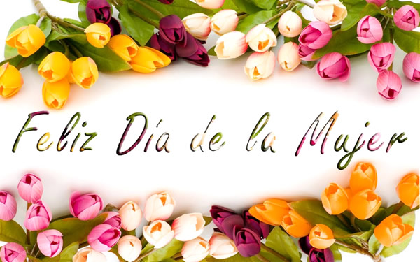 Flores por el día de la mujer