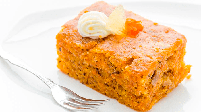Pastel de zanahorias